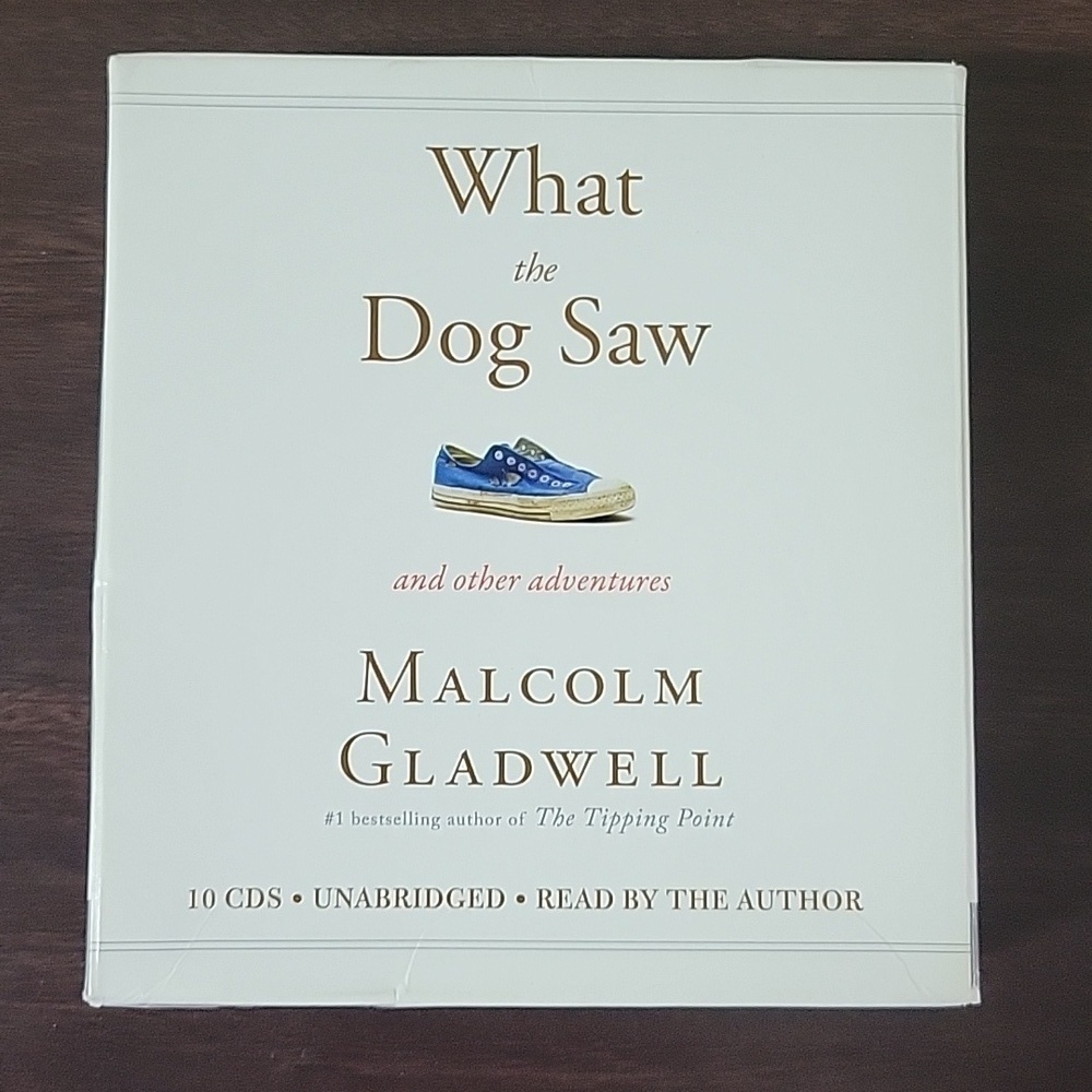 Malcolm Gladwell audio book, What the Dog Saw